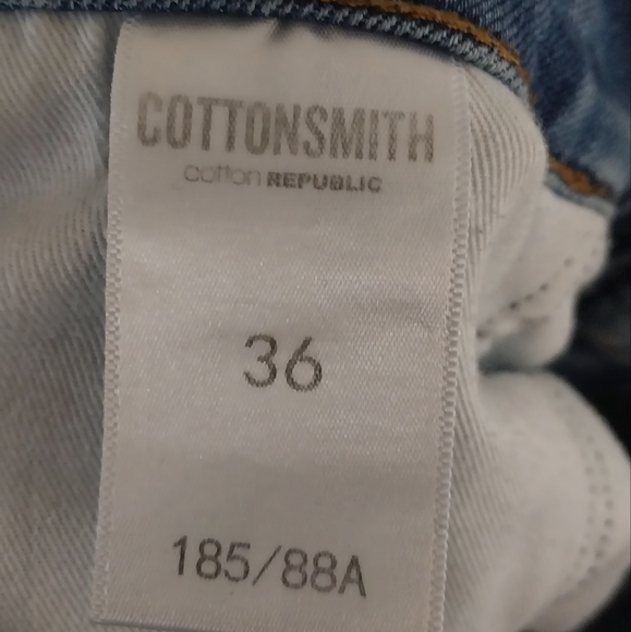 CottonSmith Blue jeans Men's size 36 - Picture 4 of 4